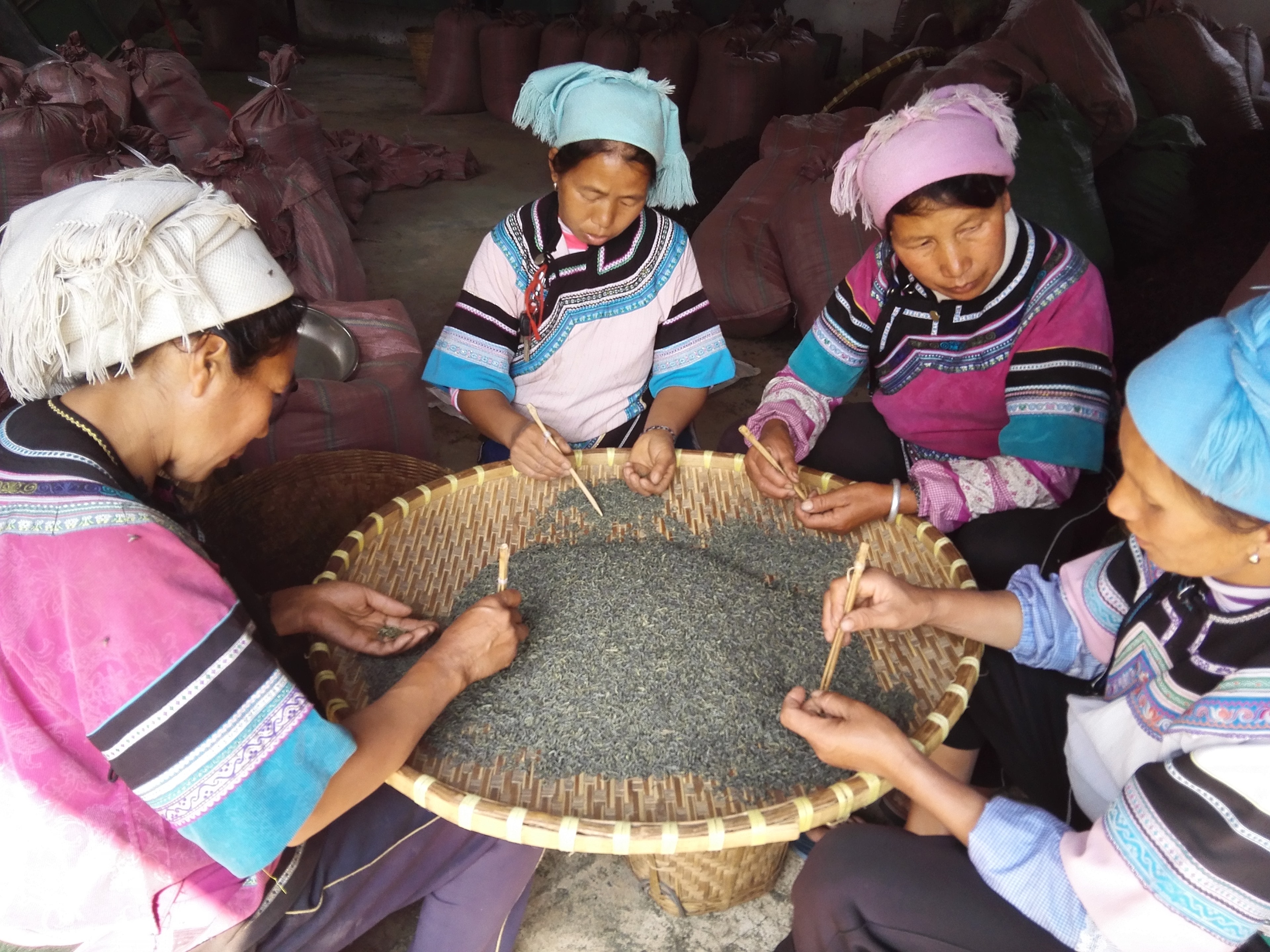 Ethnic minority community in Yunnan, China